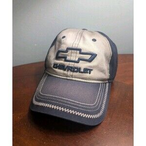 Chevrolet Chevy Baseball Hat GM Official Cap Navy Stapback Adjustable Truck